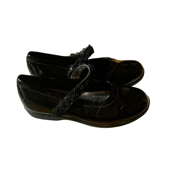 Stride Rite Girls Patent Leather Shoes Mary Jane Party Dress Black US 10W UK 9.5 - Picture 2 of 8